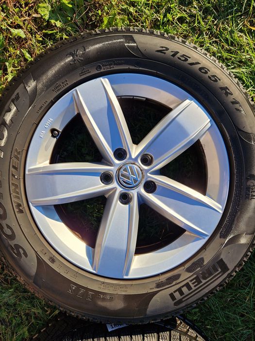 Roți iarnă, jante Al Vw Tiguan "Corvara ", R17, cauciucuri 215 65 17