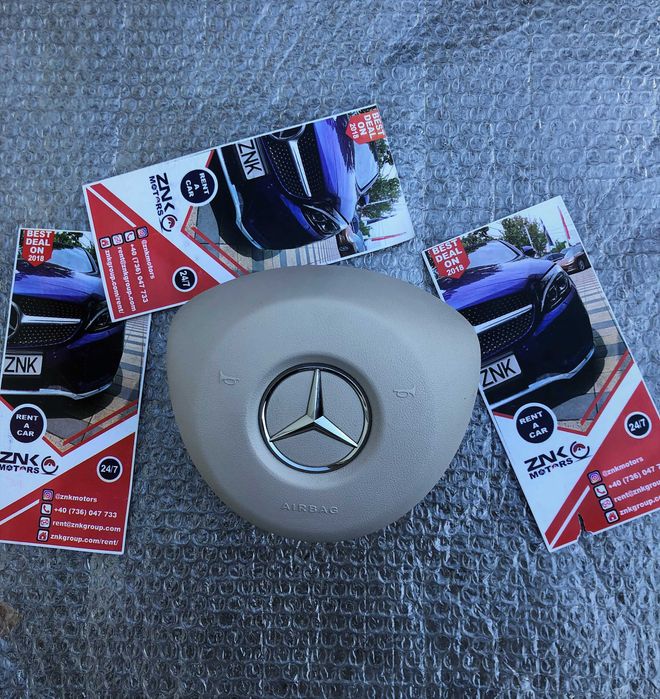 Mercedes Benz kit airbag volan pasager plansa de bord centuri