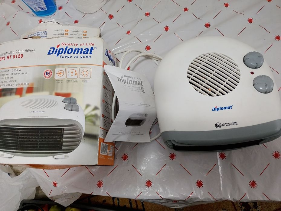 Вентилаторна печка дипломат