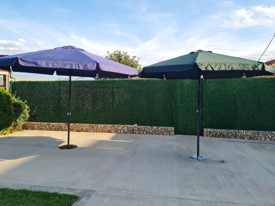 Градински чадъри (диаметър 387см и 290см)