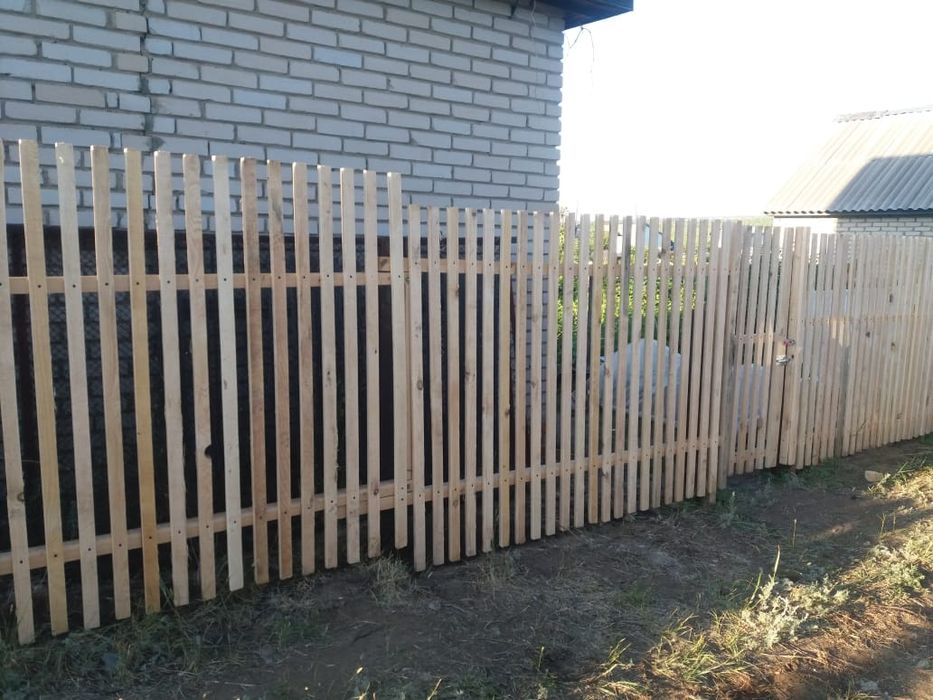 Штакетник установка под ключ