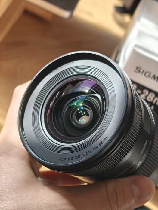 Obiectiv Sigma 16-28mm  f 2.8 montura L Mount Lumix Panasonic pachet full