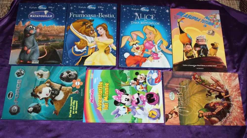 lot 60 carti copii Disney Mos Barbuta educative activitati jocuri
