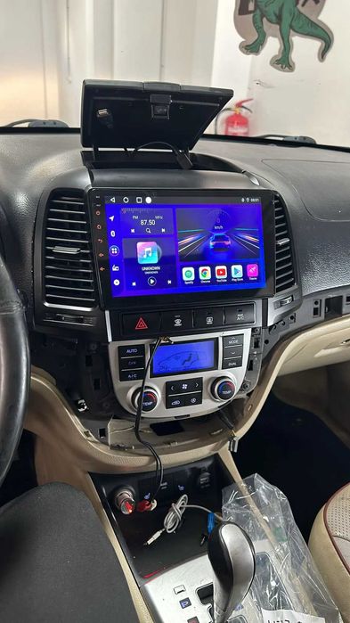 Navigatie GPS Android Hyundai Santa Fe 2 - QLed CarPlay DSP