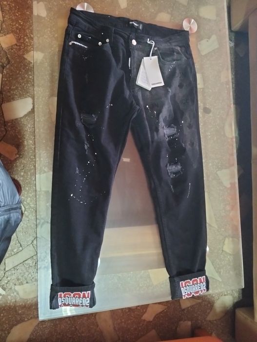 Blugi disquare  negri