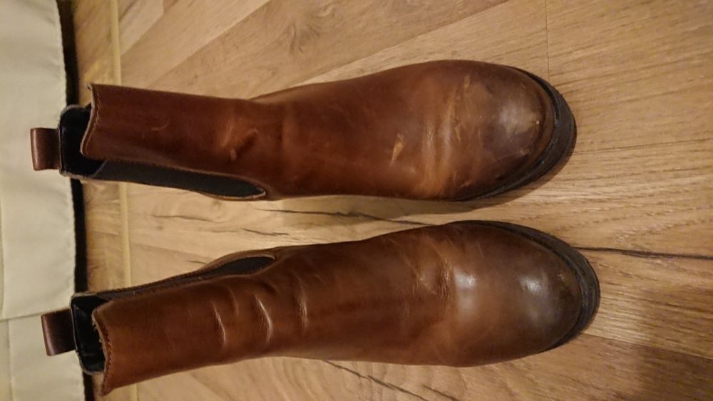 Botine de piele 38 (TOMMY HILFIGER)