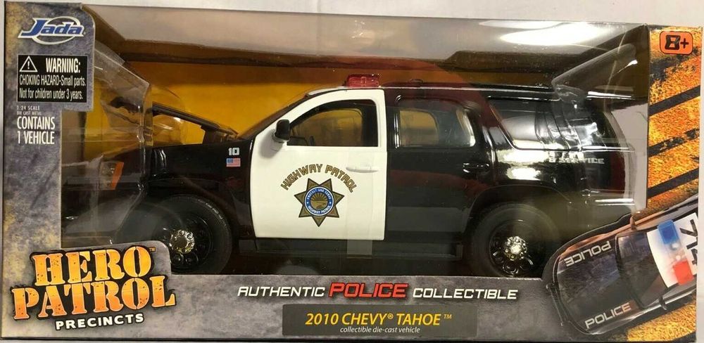 Macheta metalica Chevrolet Tahoe (Police)- Highway Patrol - 1:24 Jada
