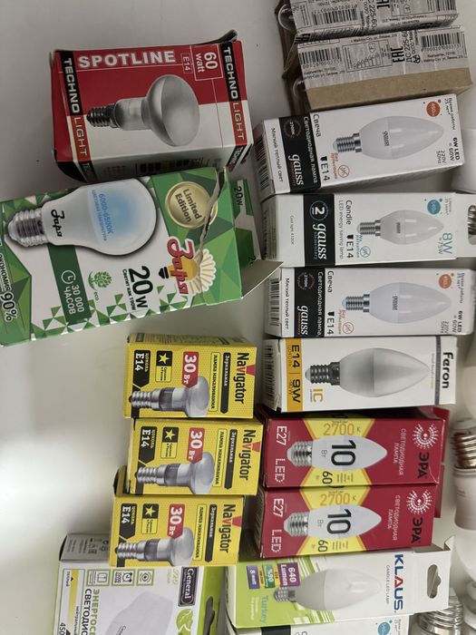 Лампочки разные,энергосберегающие