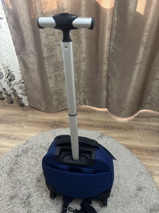Rucsac troler pentru școală, culoare bleumarin.