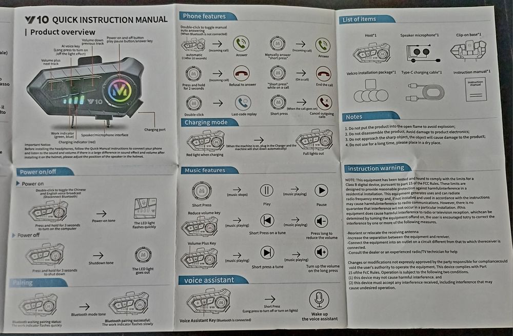 Sistem Comunicare  Moto Bluetooth. Nou!