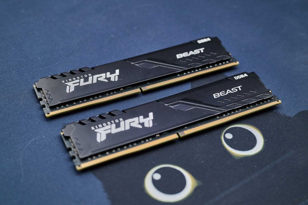 Kit Memorie RAM Kingston FURY Beast 32GB DDR4 (2x16GB) 3200MHz