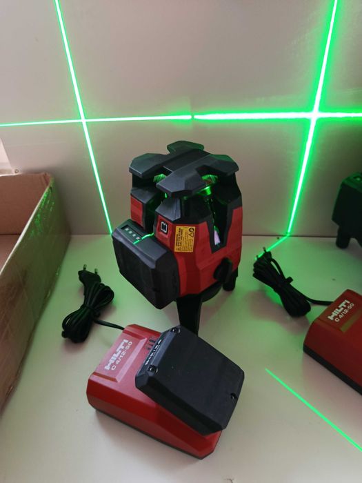 corp Nivela Laser Multiliniar VERDE HILTI PM 40-MG Boloboc HV 360 baterie acumulator 12V