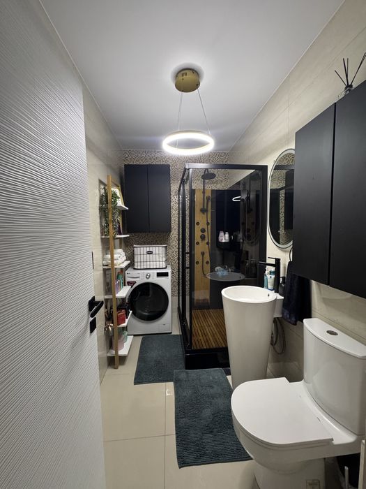 Apartament  2 dormitoare + living cu bucatarie open space + 2 balcoane