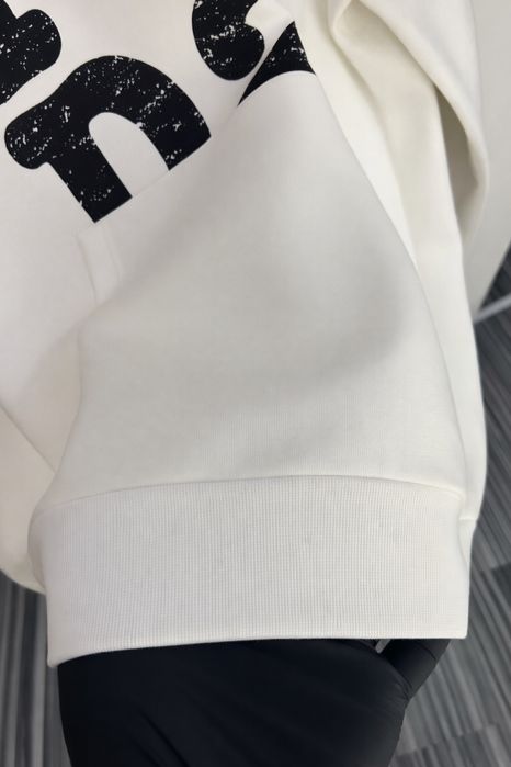 Trening DSQUARED2 bărbați alb – bumbac gros – mărimea L –