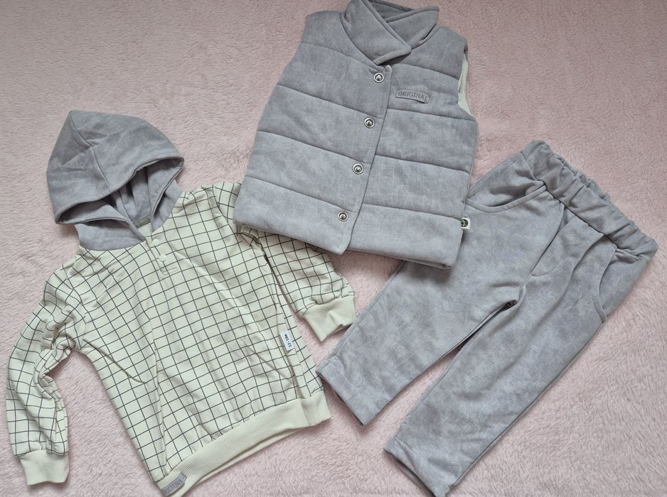 Памучни комплекти от три части за момче