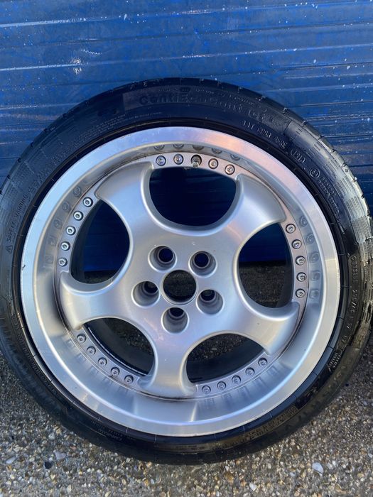 Vand sau schimb jante 5x100 R17 cu caucicuri 215 45 17 de vara