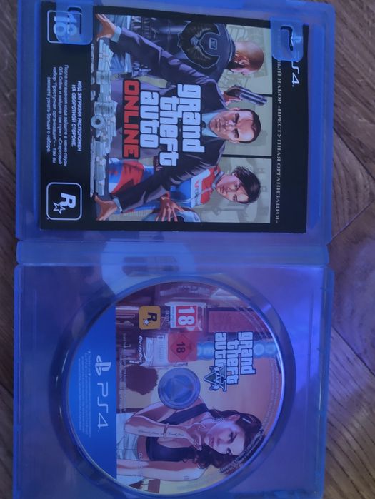 Диск Gta5 Playstation 4