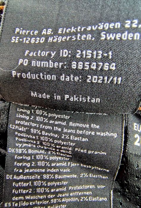 Blugi moto cu Kevlar și protecții, Course, XS sau W26L30