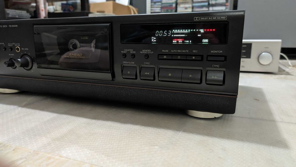 Deck Technics RS-BX646 3 capete, bias reglabil, perfect functional, sau Deck Technics RS-BX501 Autorevers, cu test video!
