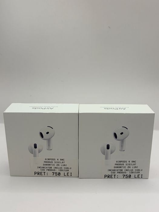 Airpods 4 ANC Noi Sigilate Garantie Rate - zonemag.ro