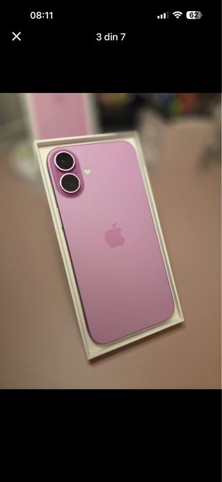 Iphone 16 plus pink 128 baterie 100%