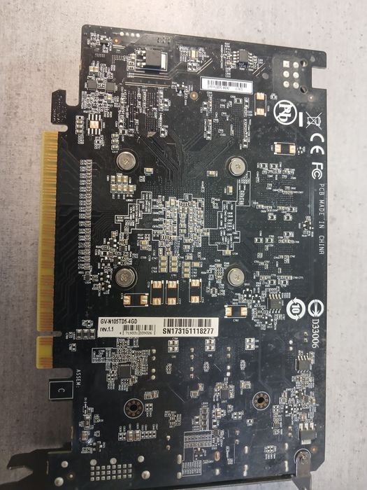 Видиокарта Gtx 1050ti 4gb