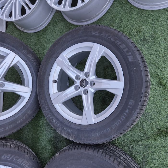 Jante Q5 R 18 5x112 cu anvelope noi 235 60 18 Michelin 2025