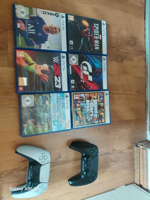 Playstation 5 disk edition 825gb-6 jocuri-2 manete