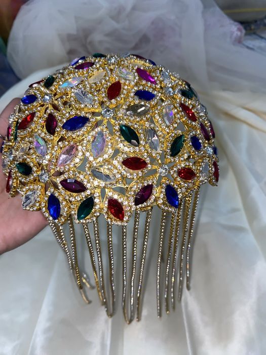 ободок для келинки со стразами