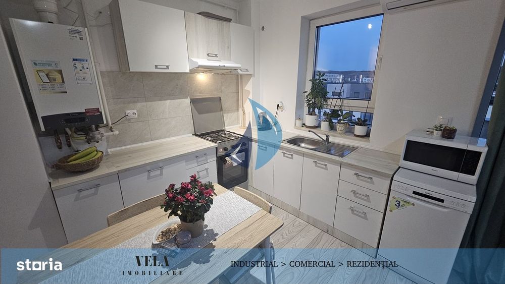 Apartament 3 camere, bloc nou, mobilat/utilat/parcare
