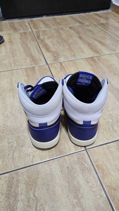 Nike SB x Air Jordan 1 Retro High OG „LA to Chicago / Court Purple” – Mărimea 41