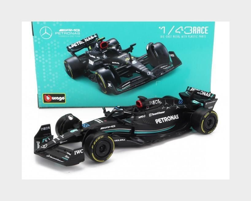 Macheta auto Mercedes-Benz F1 W14 #63  George Russel 1:43 Bburago