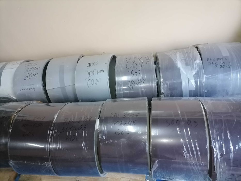 Щрипс  /ламарина с  PVC покритие лента за безшевни улуци