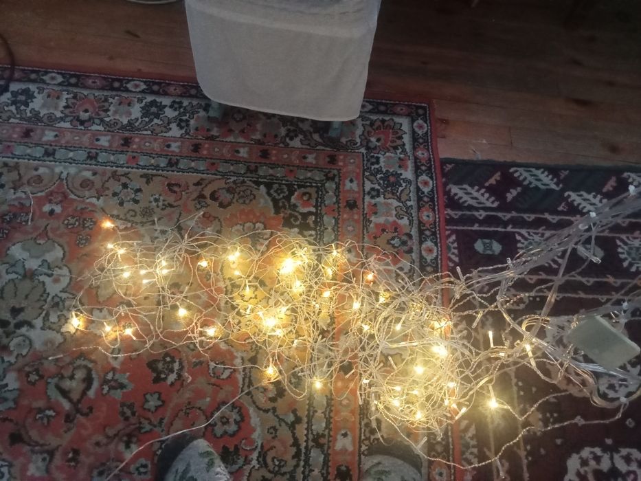 Гирлянды дождик состояние отличное