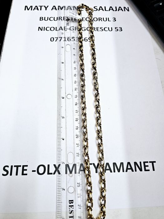 Vand lantic din aur 14 k 14.93 g cod 463