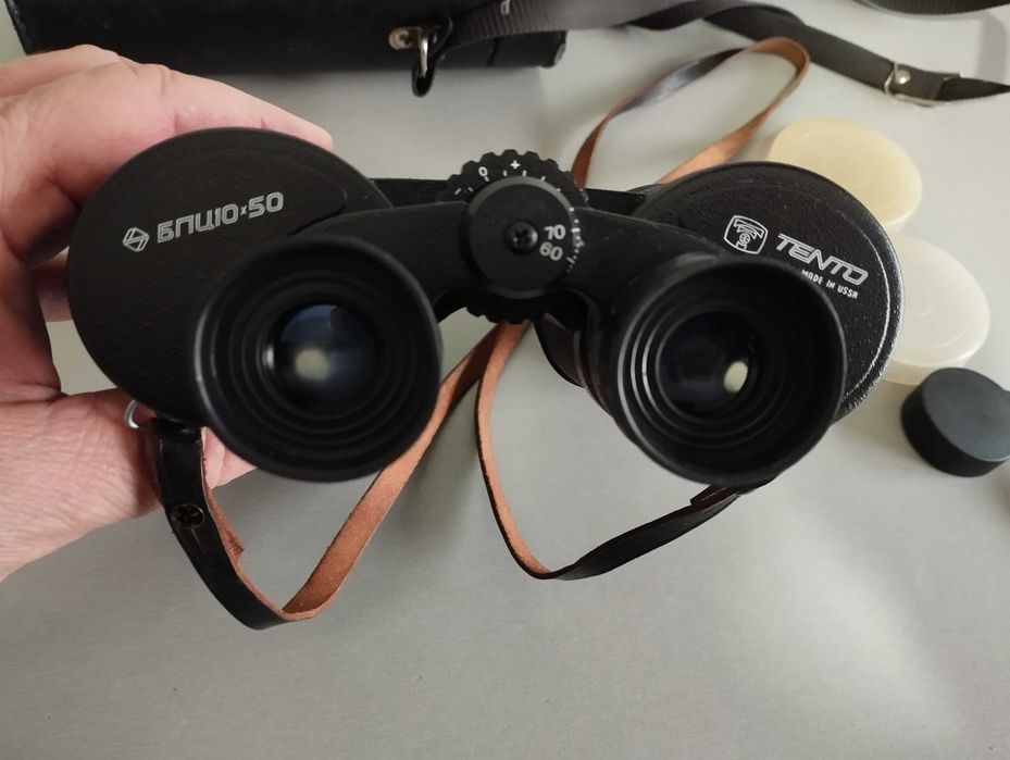 ТОП Съветски Бинокъл БПЦ 10 х 50 --TENTO--MADE IN СССР