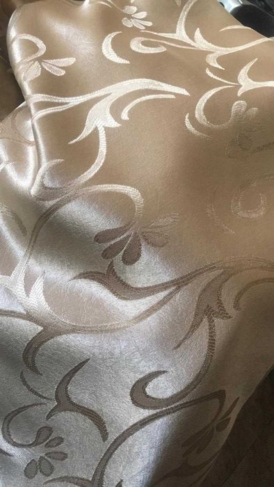 material  trandafiri 3d,  brocard auriu  lalea, auriu simplu satinat