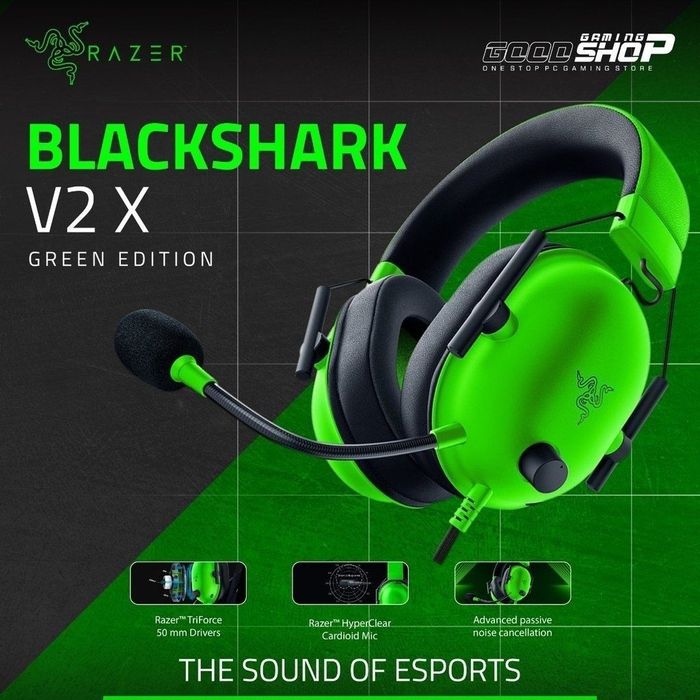 Razer Blackshark v2 x Оригинал Проводные Игровые Наушники