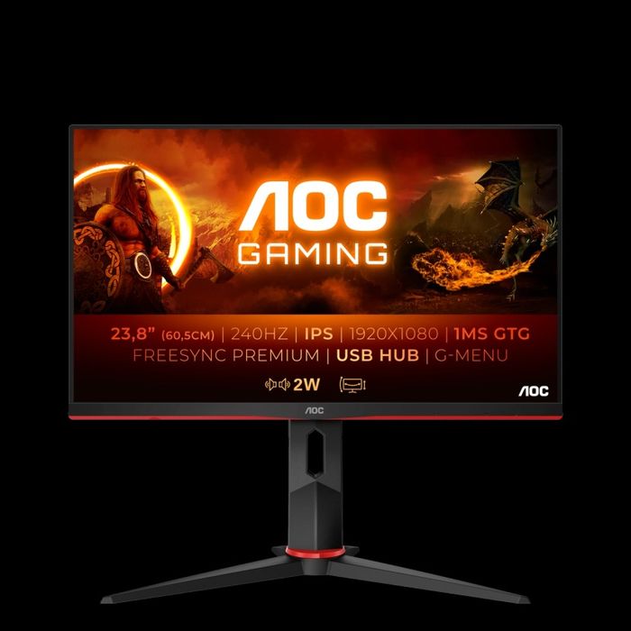 Монитор AOC 24G2ZU/BK 240 гц на запчасти