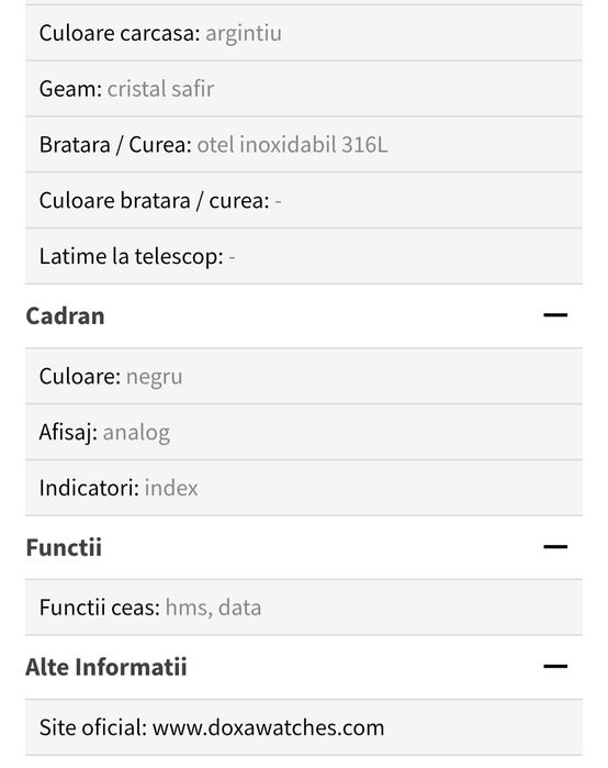 Ceas Doxa Shark-300 Ceramica Automatic