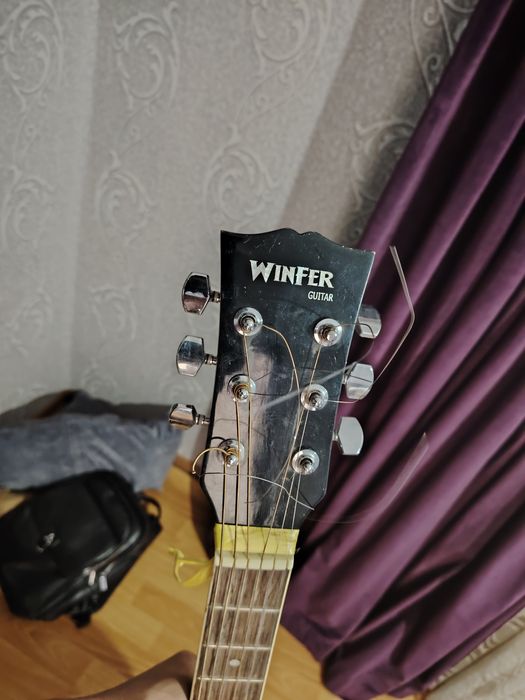 Гитара + струна чёрный