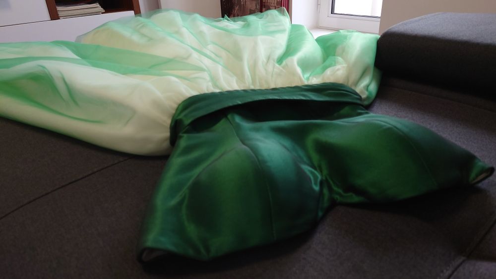 Rochie diafana XS (tutu si corset) cununie civila, nasa, bal absolvire