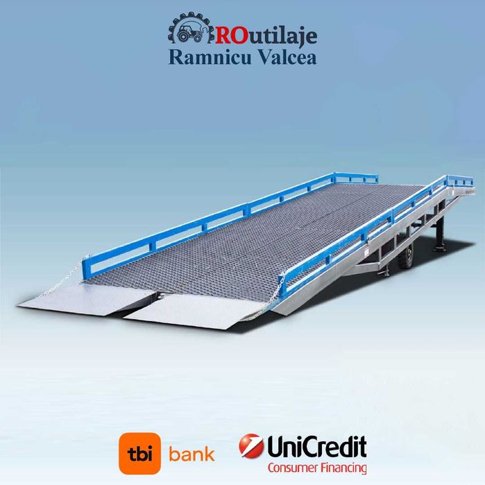 rampa container, rampe mobila incarcat tir camion conteiner 10t