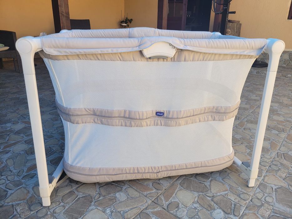 Patut transformabil 2 in 1 Chicco Zip Go Glacial 0luni+