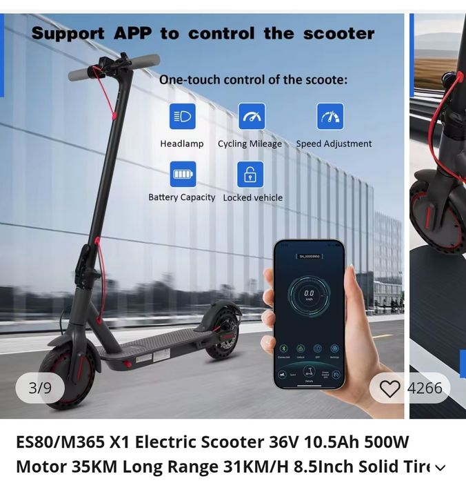 Trotineta 35km/h noua cutie sigilata 1499 ron
