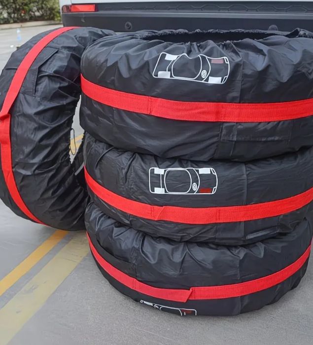 Huse pentru roti, anvelope – mărime 13"-17", depozitare convenabilă și protecție excelentă