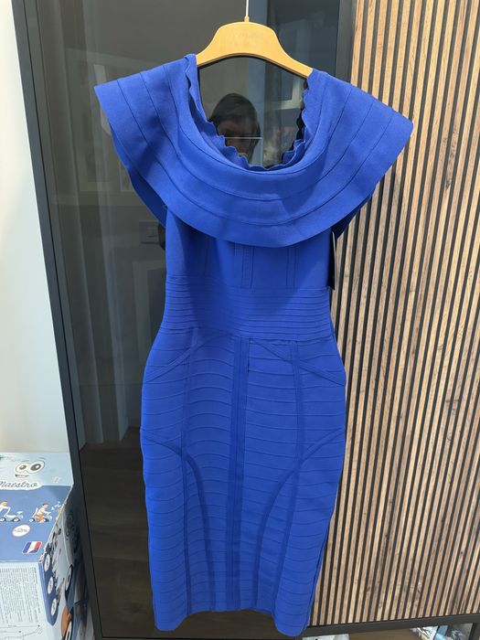 Rochie albastru royal Bablyon (Ombre), de ocazie/ zi