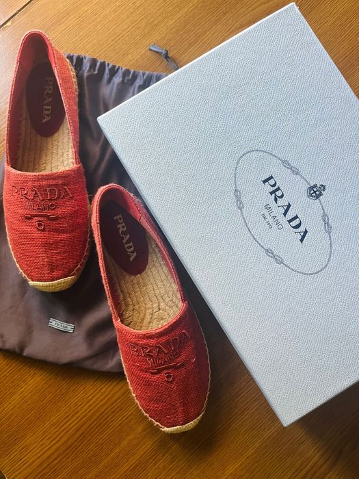Espadrile Prada rosii nr 39