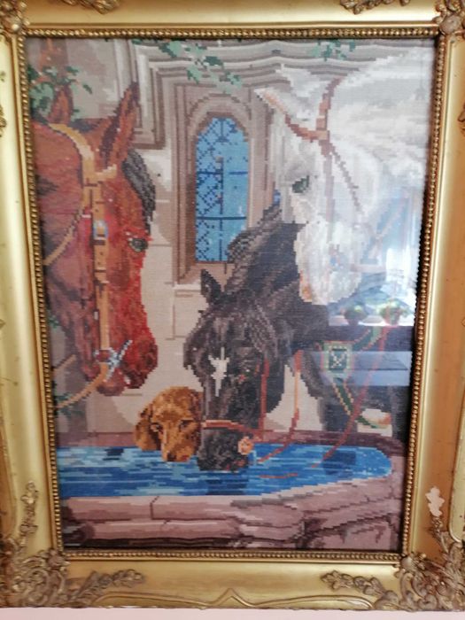 Гоблен ушите с ДМС конци