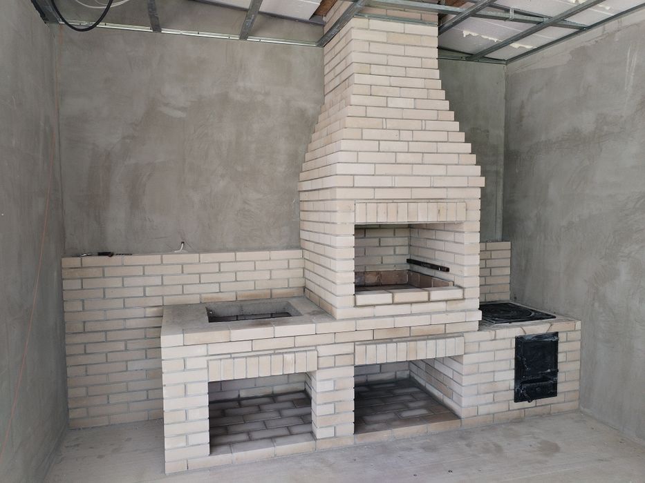 Grătare rustice din cărămidă